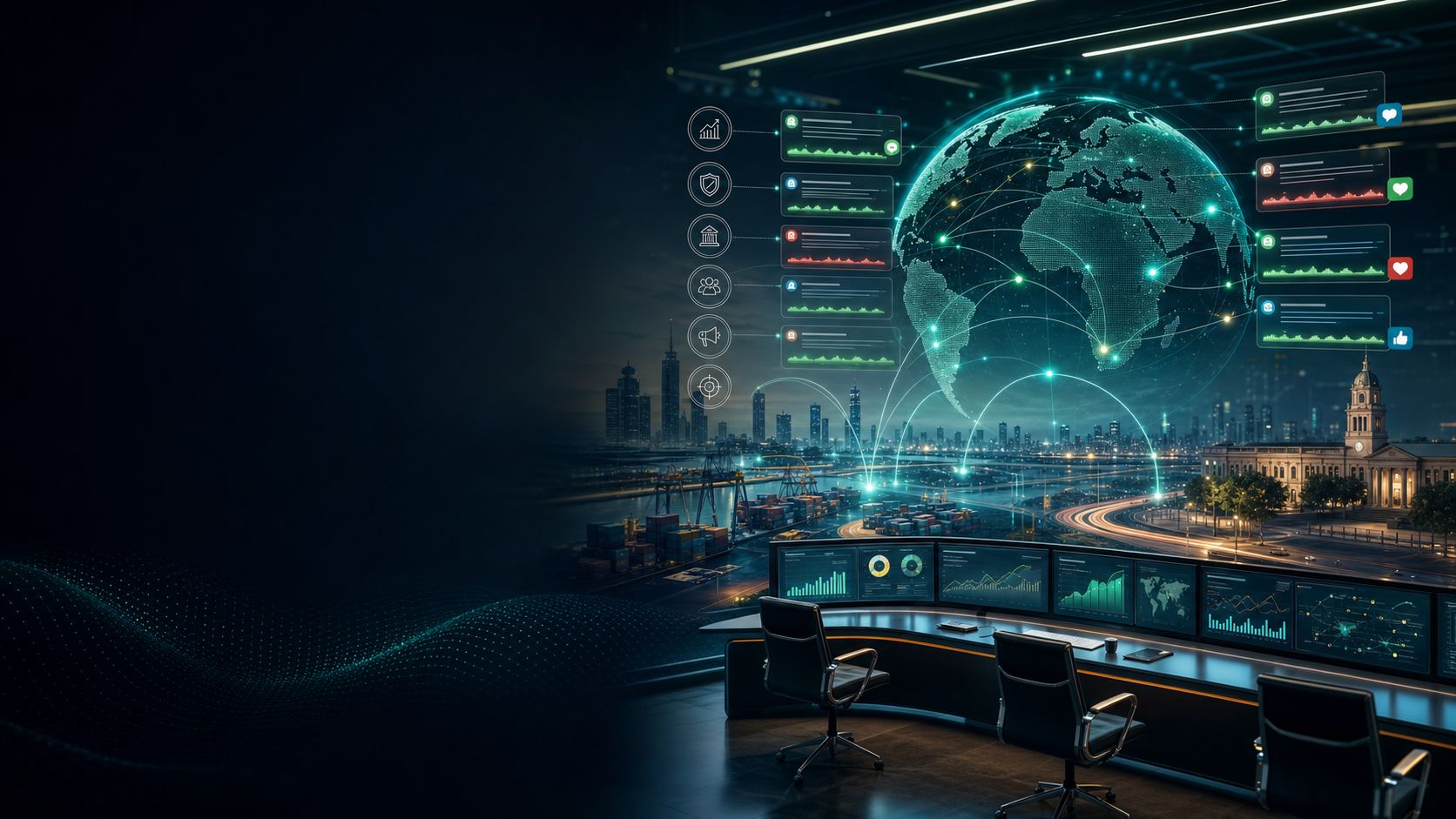 FameSense AI reputation analytics command center dashboard